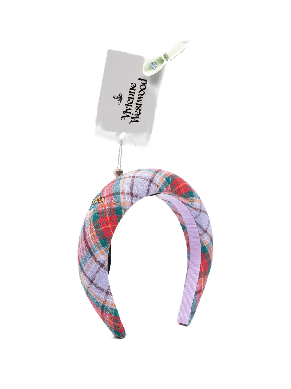 Vivienne Westwood Rtw Tartan hair accessory - Viola
