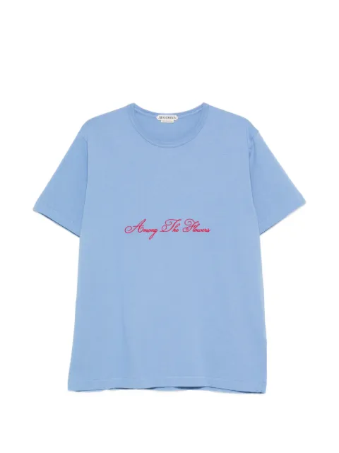 JW Anderson lettring-embroidery T-shirt