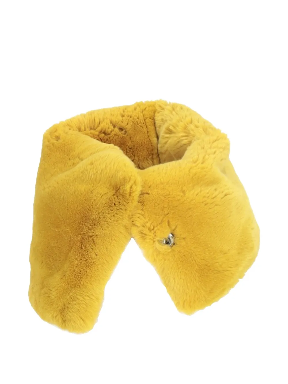 Antipast faux-fur muffler - Giallo