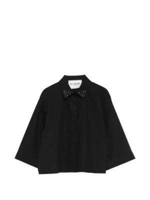 Alexander Wang クロップド ポロシャツ | ブラック | FARFETCH JP