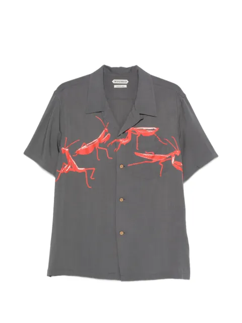 JW Anderson graphic-print chest-pocket shirt