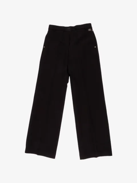 Liu Jo Kids buttoned straight trousers