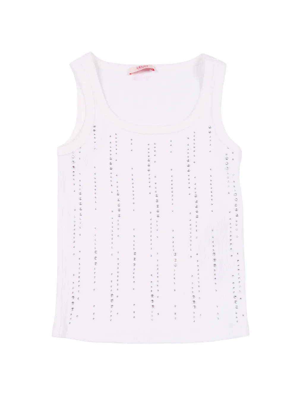 Liu Jo Kids embellished tank top - Bianco