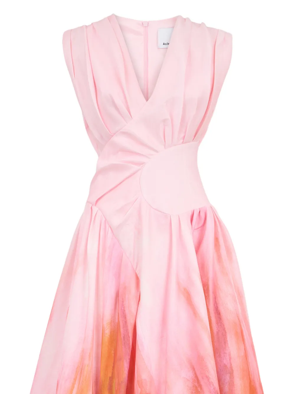 Acler Innoxhill V-neck Maxi Dress In Multi