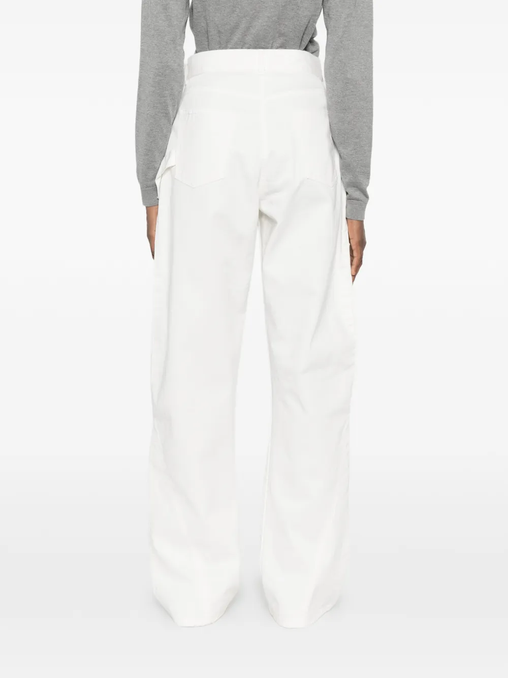 JW Anderson Jeans met zak Wit