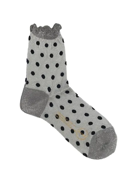 Antipast polka dot-pattern socks