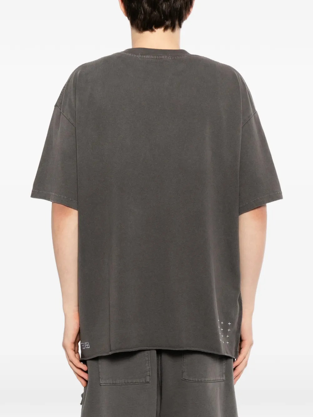 Ksubi T-shirt met patch Grijs