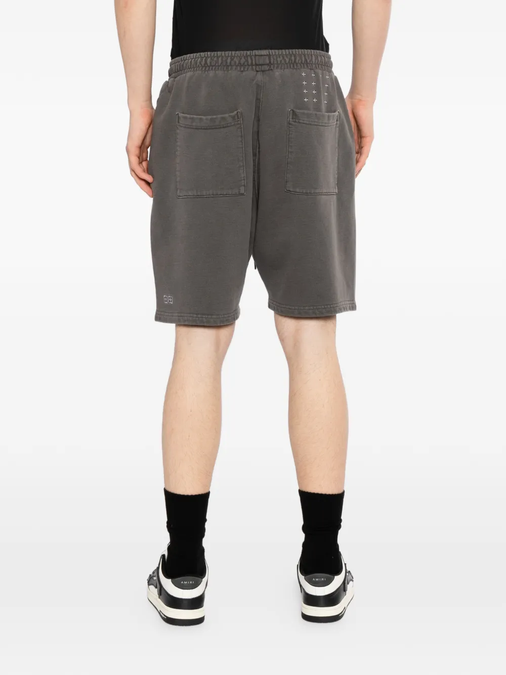 Ksubi Shorts met trekkoord en grafische print Grijs