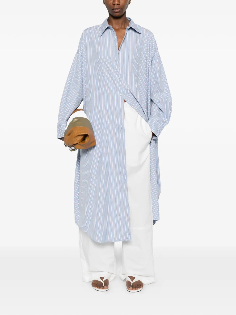  Bellerose Abito Midi A Righe - Blu 