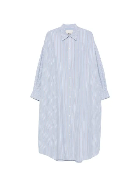 Bellerose striped chest-pocket midi dress