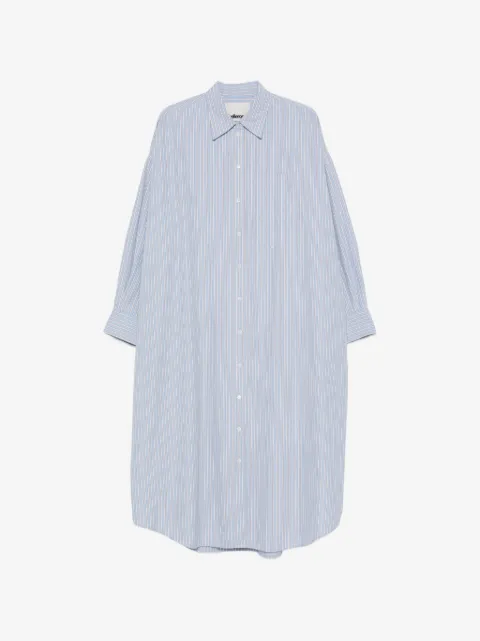 Bellerose striped chest-pocket midi dress