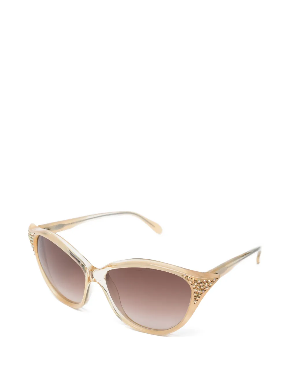 1980s Embellished Cat-Eye Sunglasses