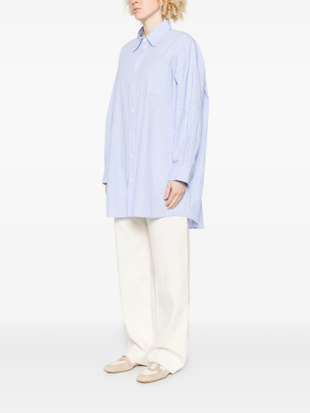  Bellerose Camisa A Rayas - Azul 