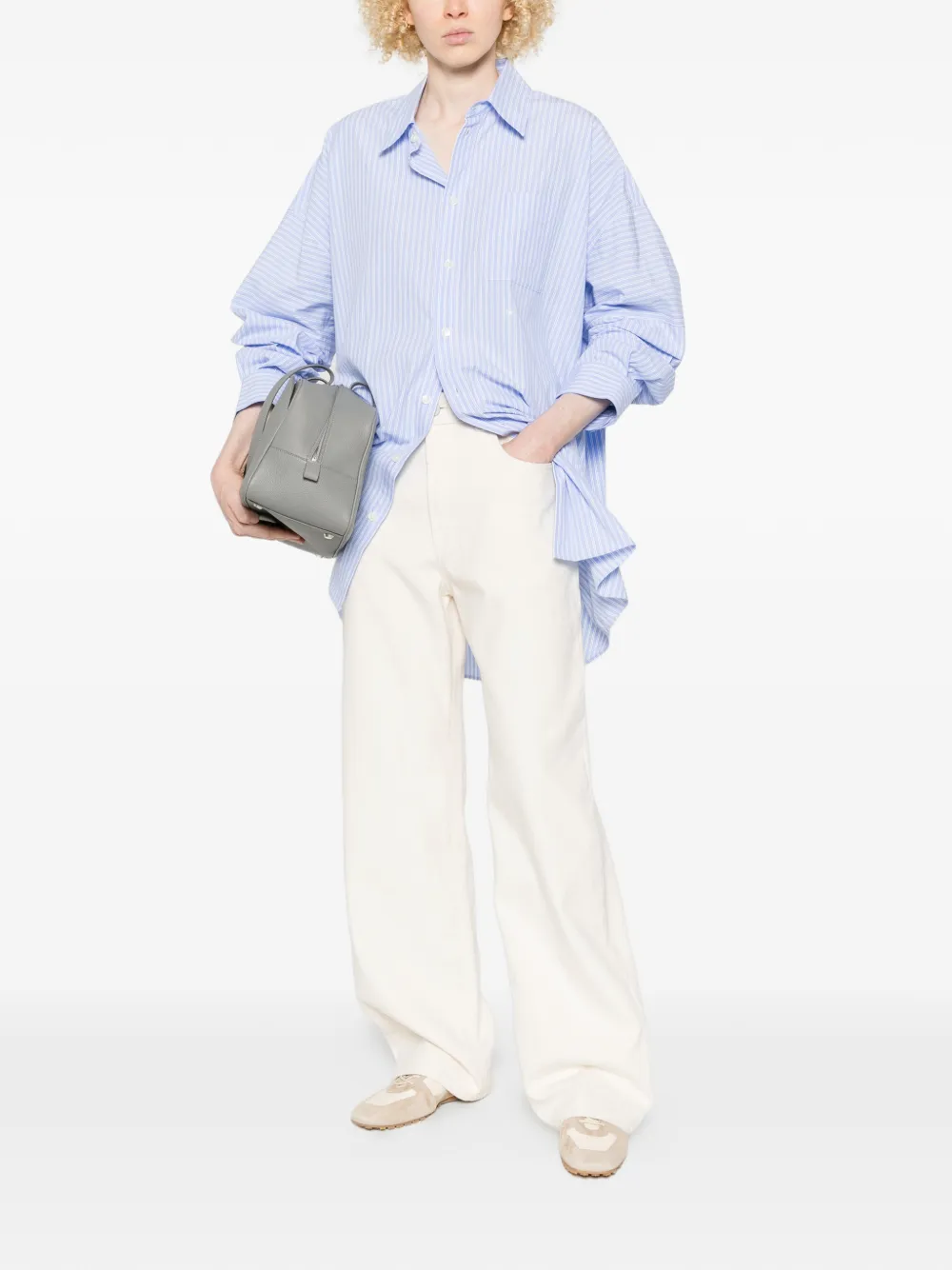  Bellerose Camisa A Rayas - Azul 