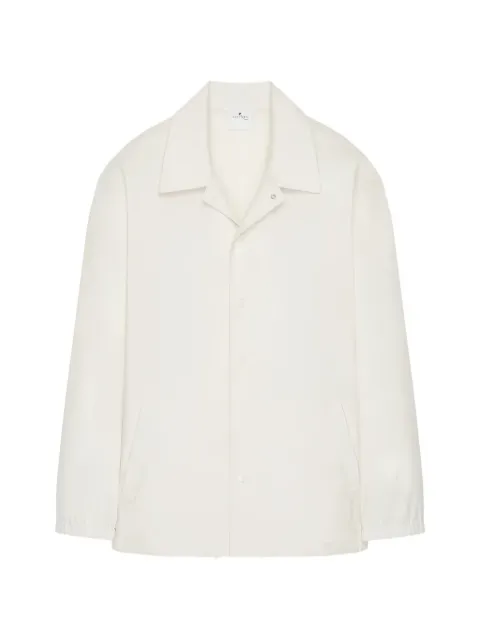 Courrèges chamarra oversize con logo estampado