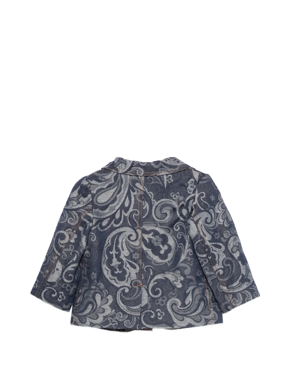  Etro Kids Paisley Button Jacket - Blue 