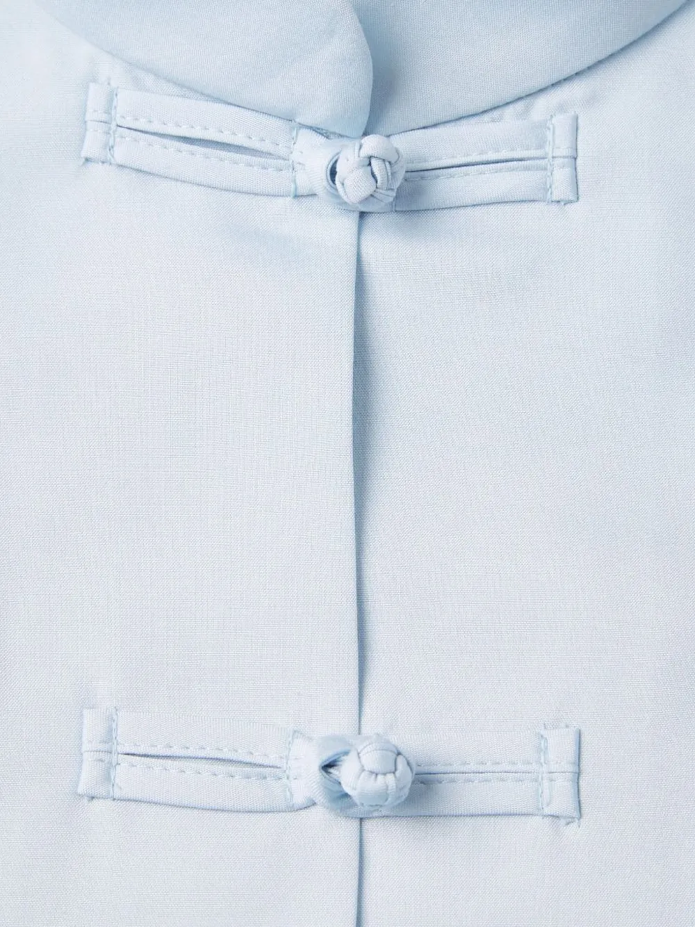 Shanghai Tang Zijden blouse Blauw