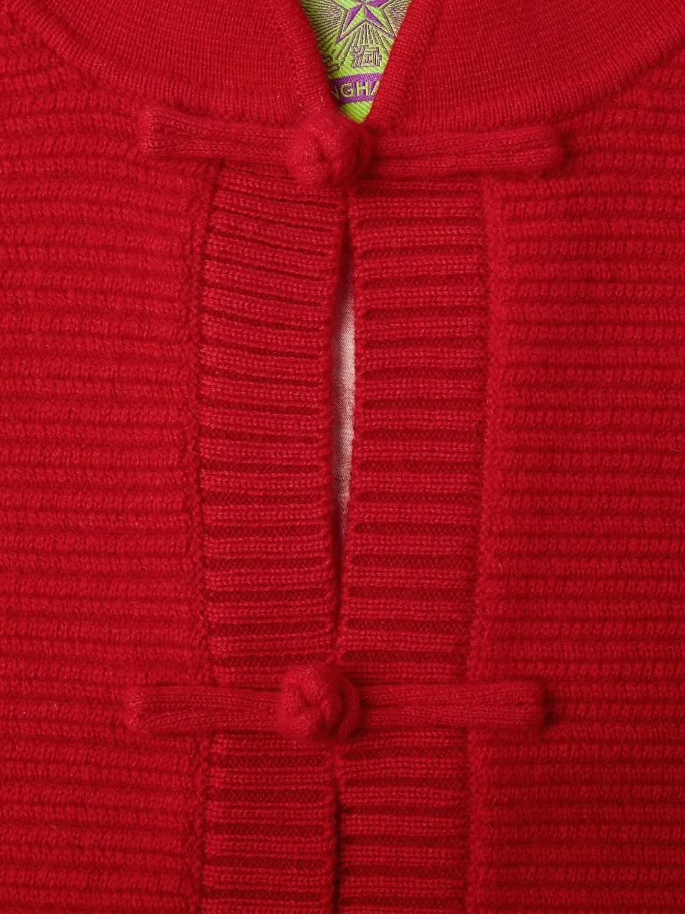  Shanghai Tang Cashmere Cardigan - Red 