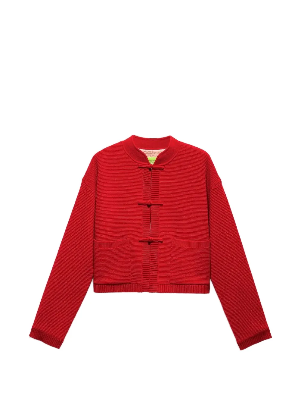 Shanghai Tang cashmere cardigan - Rot