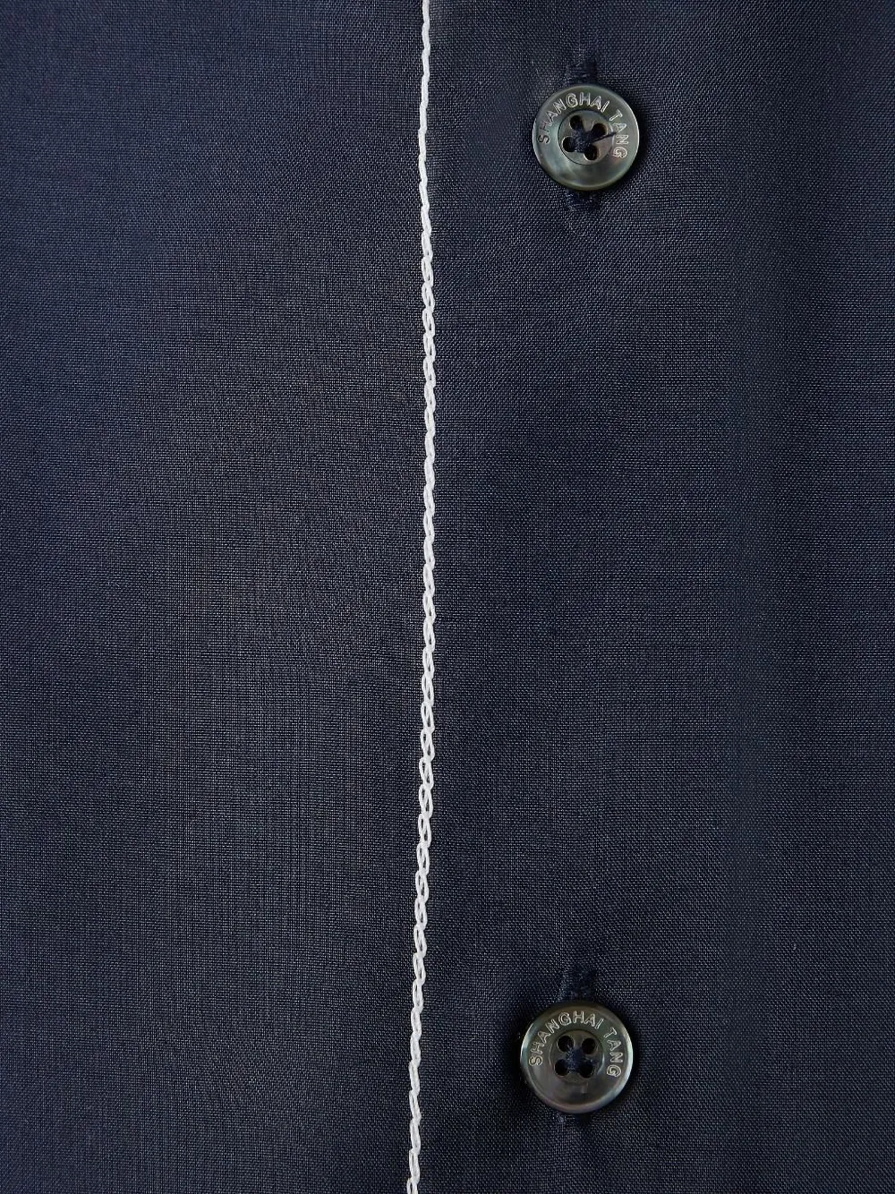 Shanghai Tang Zijden overhemd Blauw