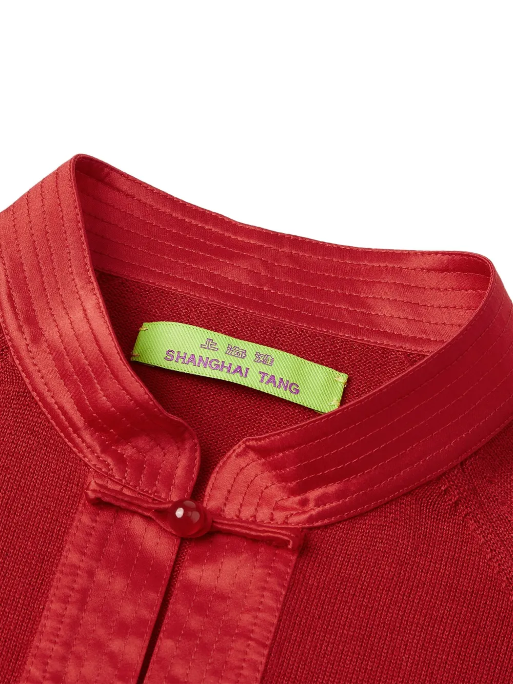 Shanghai Tang Vest met knopen Rood