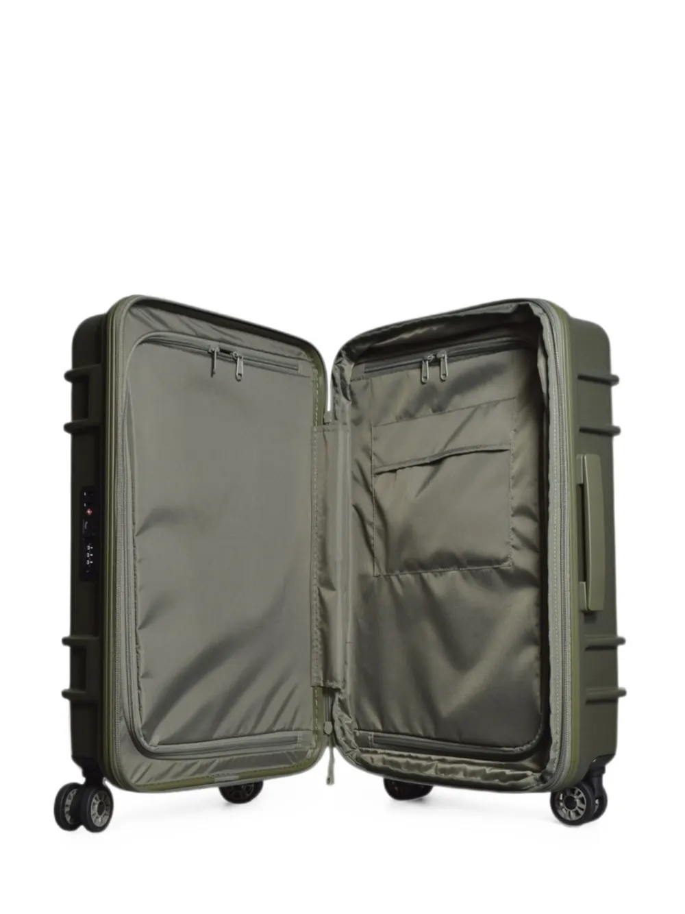 Eastpak RESIST'R expandable four-wheel suitcase - Verde