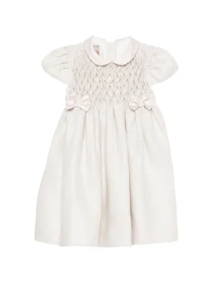 Gucci Kids floral-embroidery Tulle Dress | Neutrals | FARFETCH AE