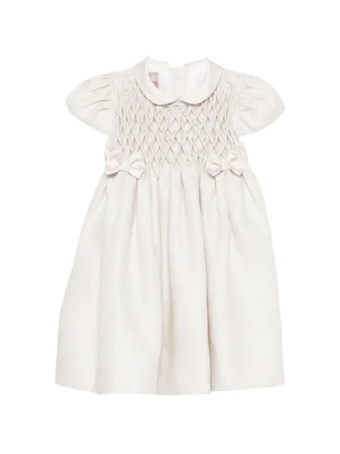 La Stupenderia smocked bow dress