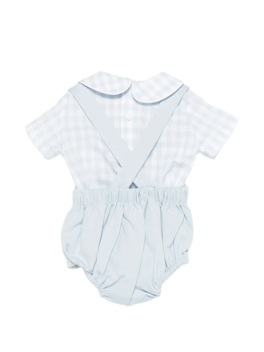 La Stupenderia Tweedelig babypakje met gingham ruit Blauw