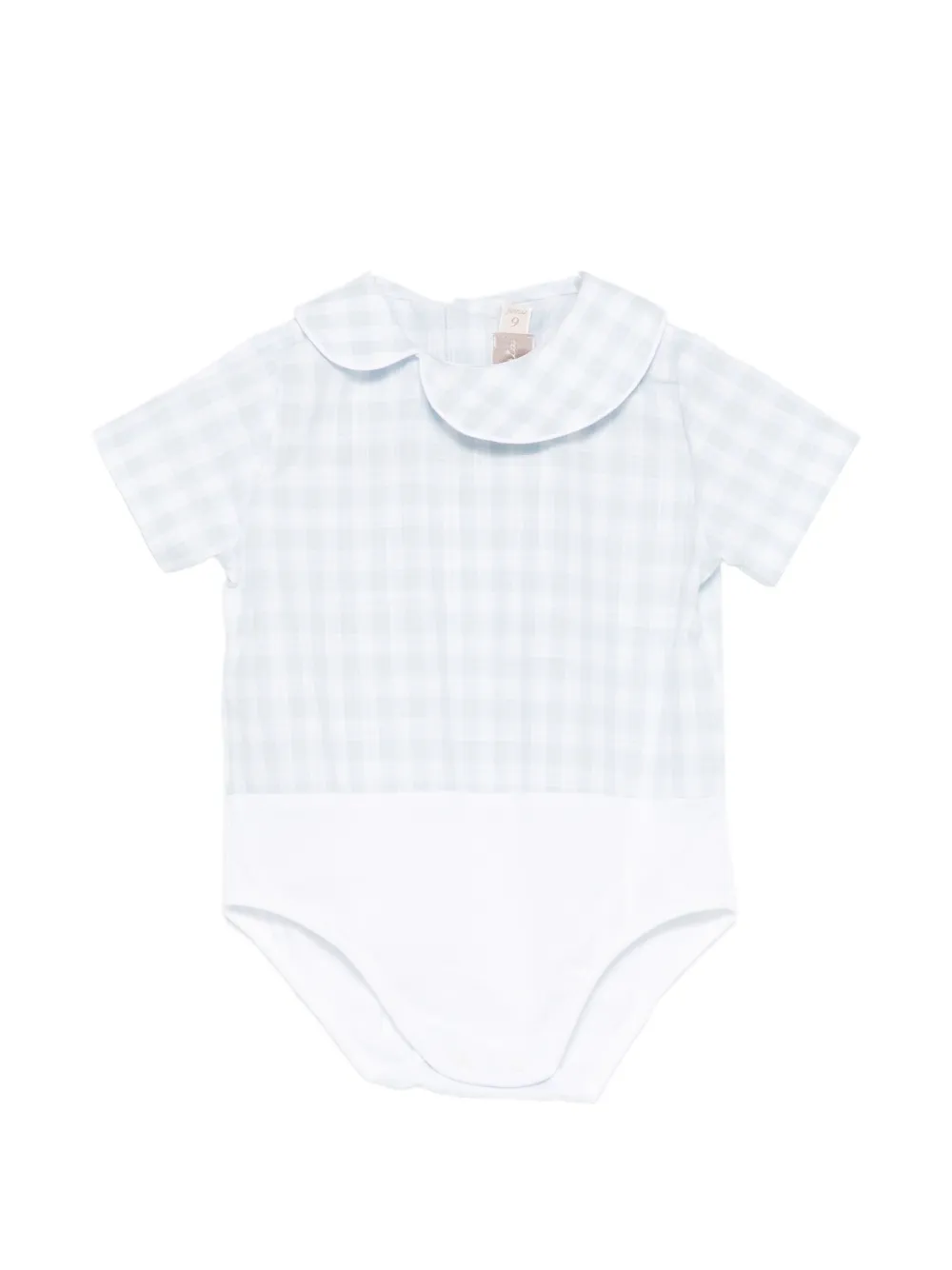 La Stupenderia Tweedelig babypakje met gingham ruit Blauw