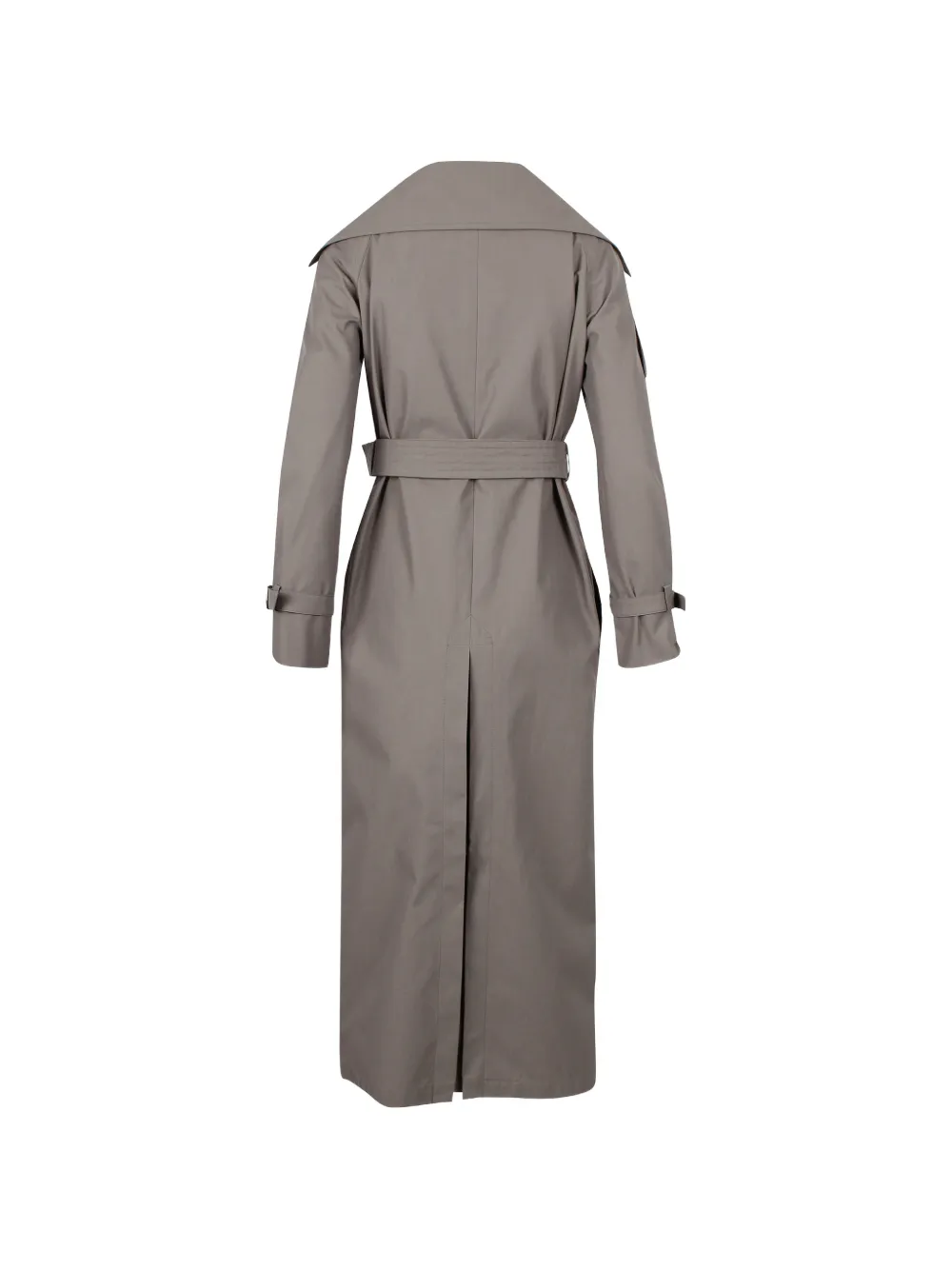 Max Mara Pancia trenchcoat met ceintuur en dubbele rij knopen Grijs