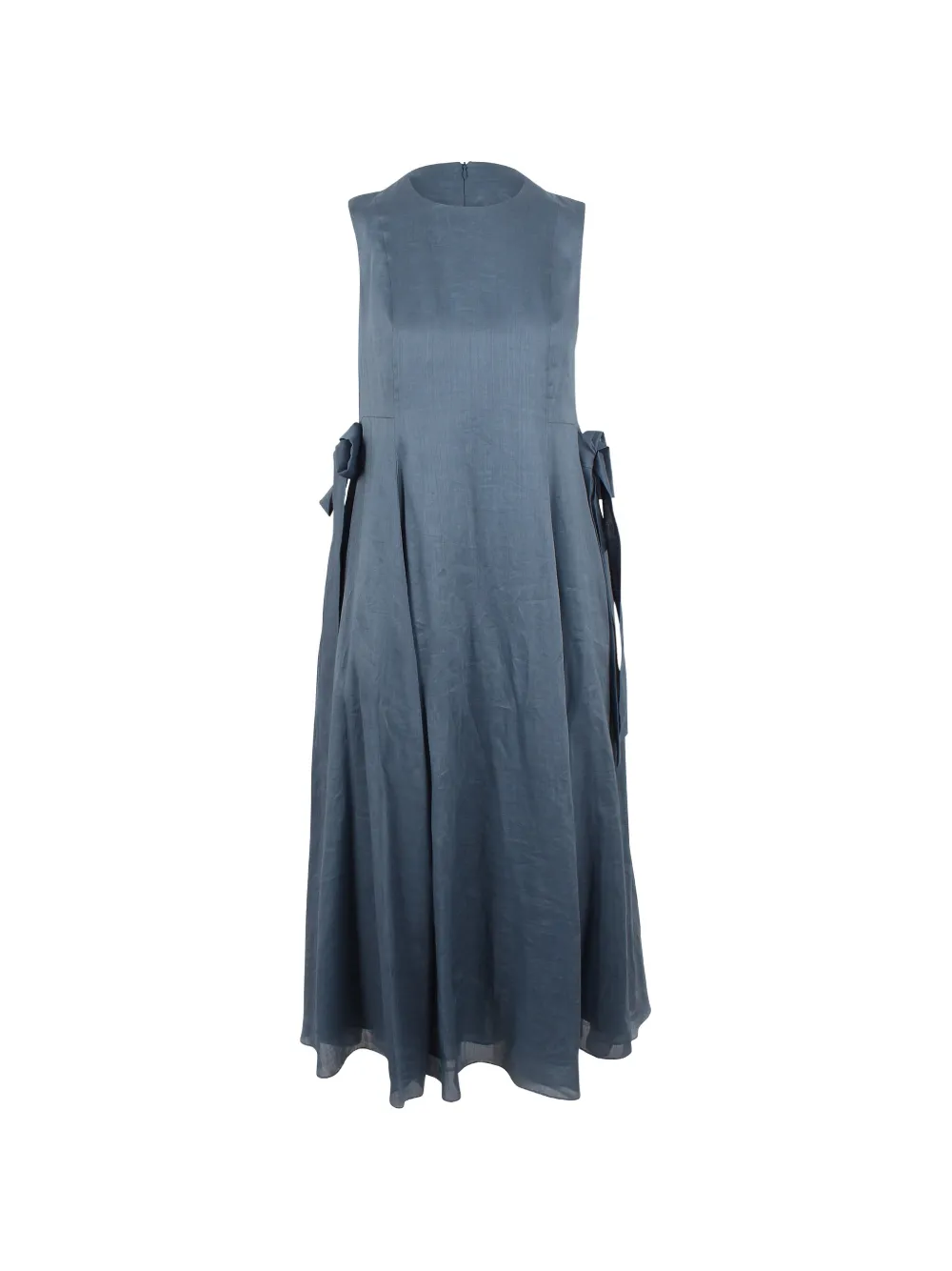 'S Max Mara tie-side midi dress - Blu