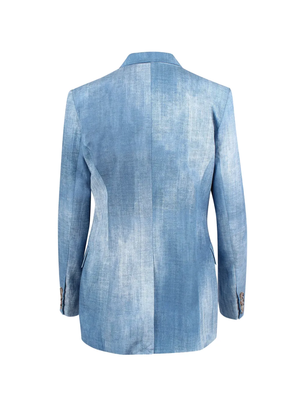  Ermanno Firenze Double-breasted Blazer - Blue 