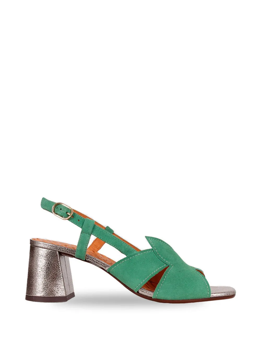Chie Mihara Rutter cut-out sandals Groen