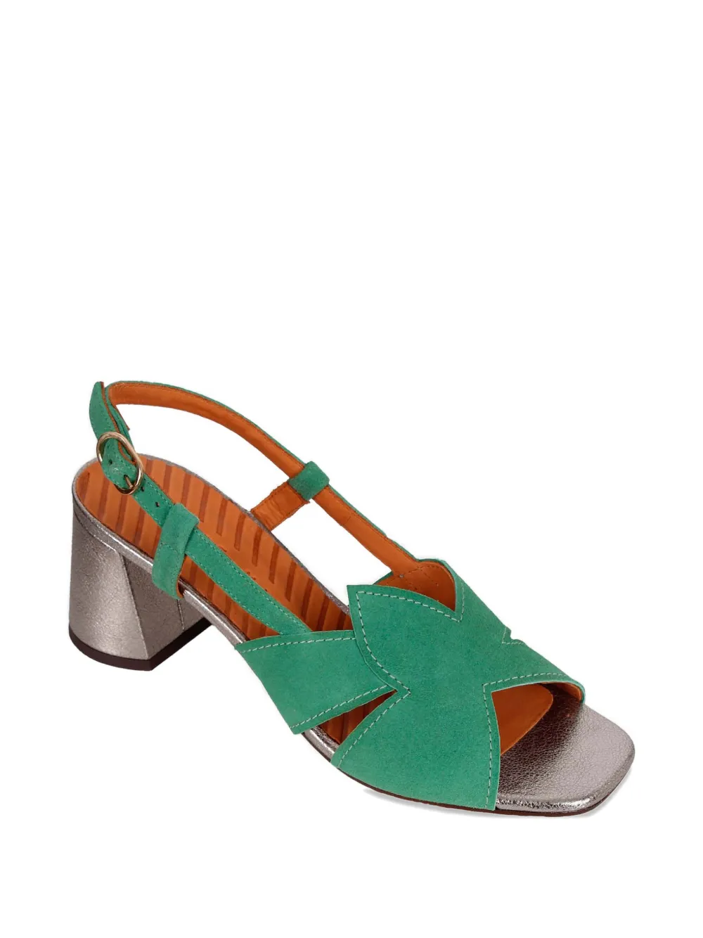 Chie Mihara Rutter cut-out sandals Groen