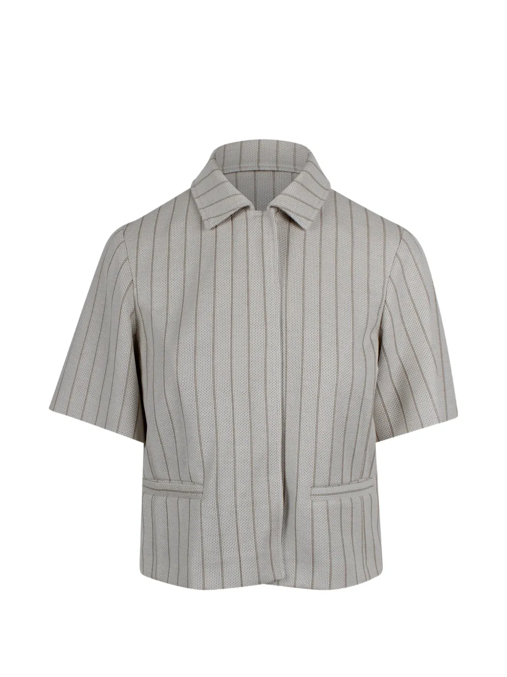 Max Mara striped jacket - Grigio