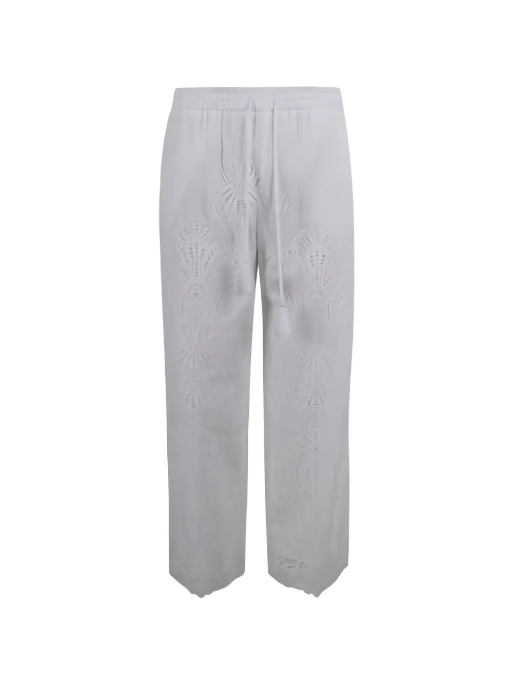 ERMANNO FIRENZE embroidery trousers - Grigio