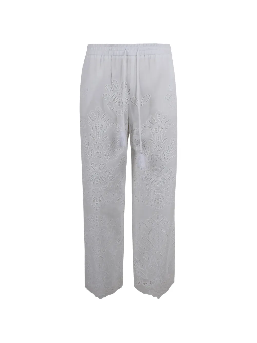 ERMANNO FIRENZE embroidery trousers - Grigio