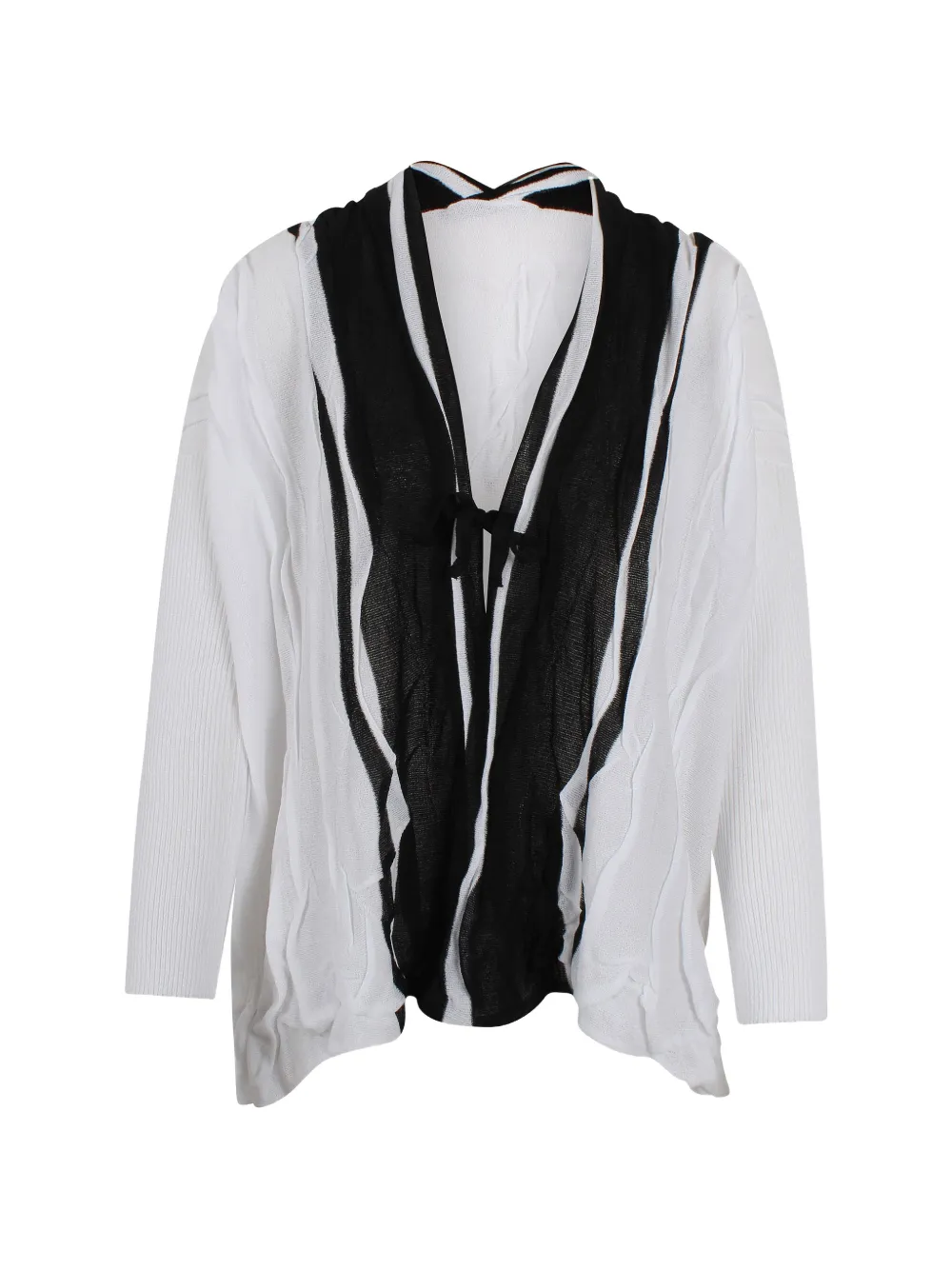 PierAntonioGaspari tie cardigan - Bianco