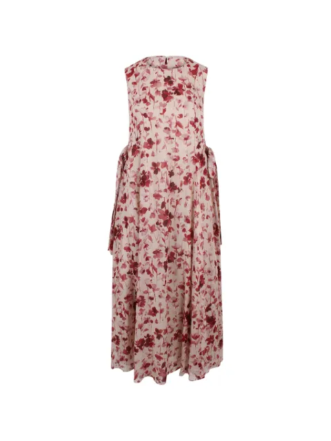 'S Max Mara floral-print tie-waist dress