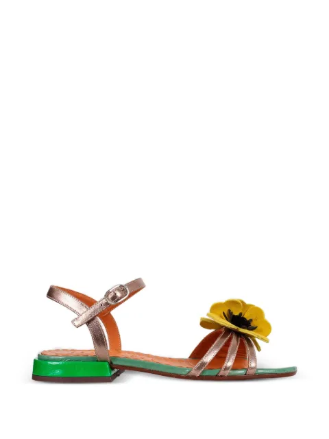 Chie Mihara flower-appliqué sandals