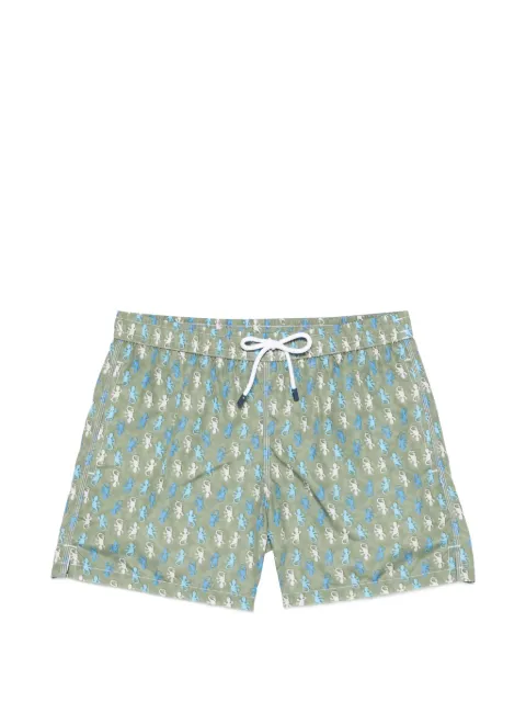 Fedeli lizard print swim shorts