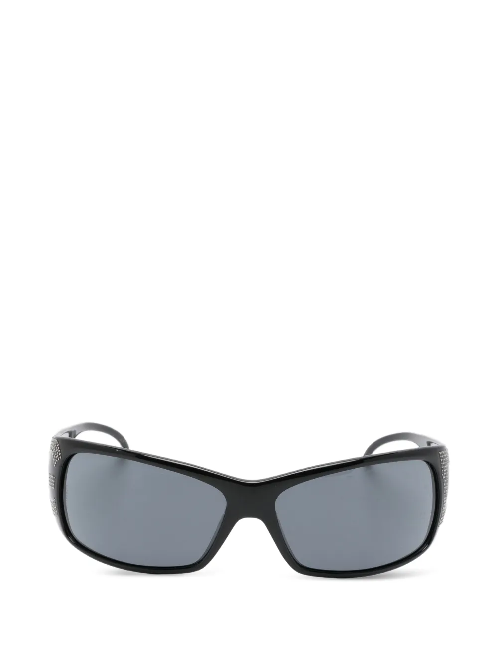 Dolce & Gabbana Pre-Owned Occhiali da sole con decorazione anni 2000 - Nero