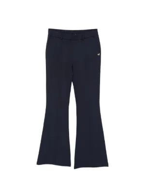 CFCL Flared Knit Trousers | Blue | FARFETCH CA