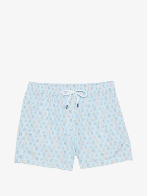 Fedeli shorts de playa con tortugas estampadas