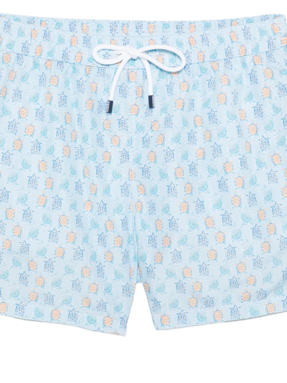  Fedeli Turtle Print Swim Shorts - Blue 