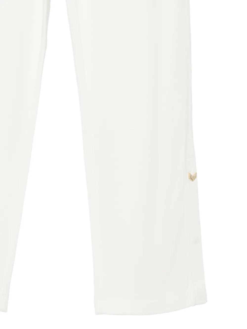  Liu Jo Interlock Drawstring Striped Track Pants - White 