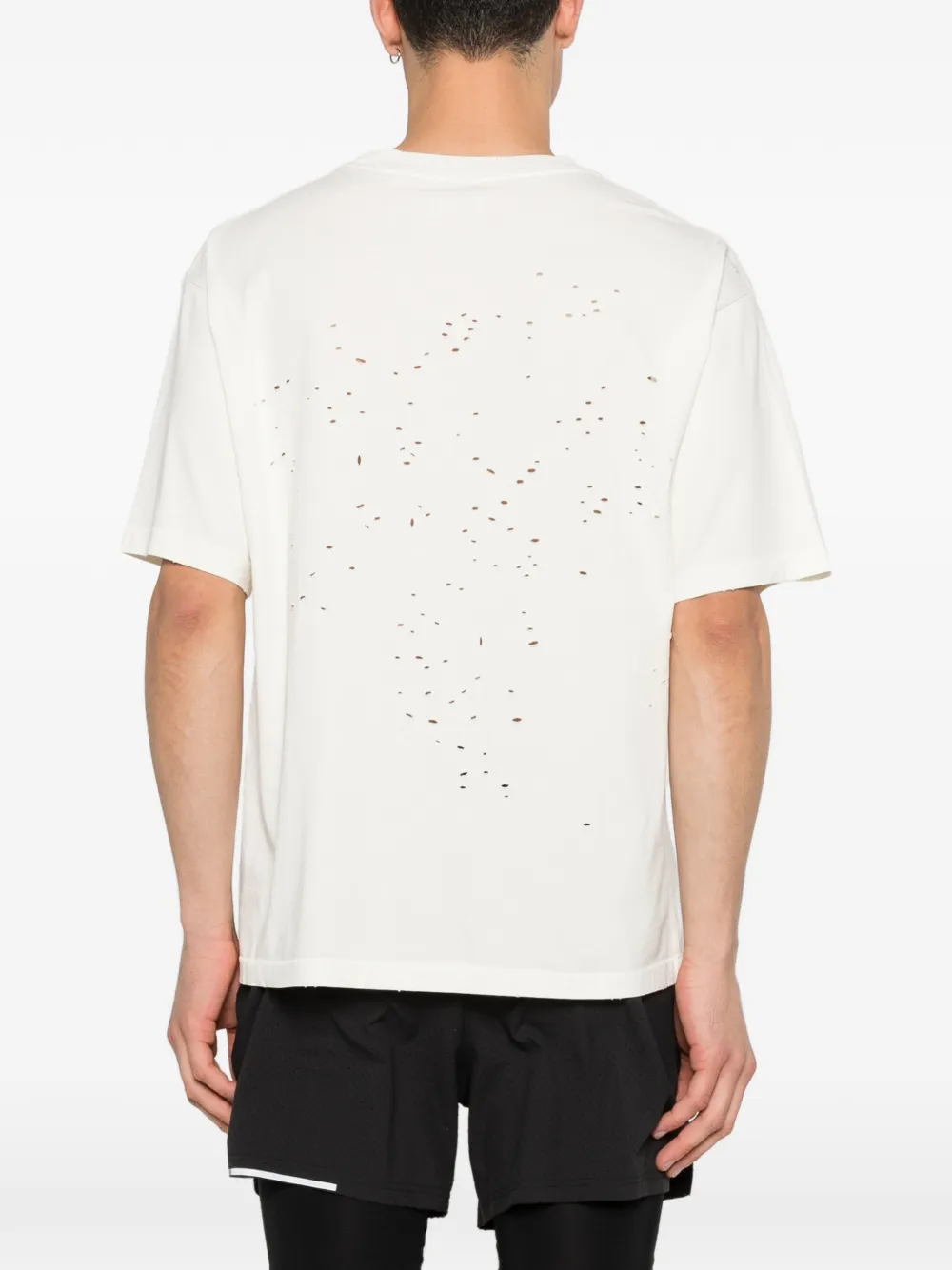 Satisfy T-shirt met ronde hals Beige