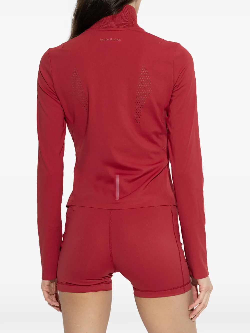 adidas x Gehele Studios jack met rits en logodetail Rood