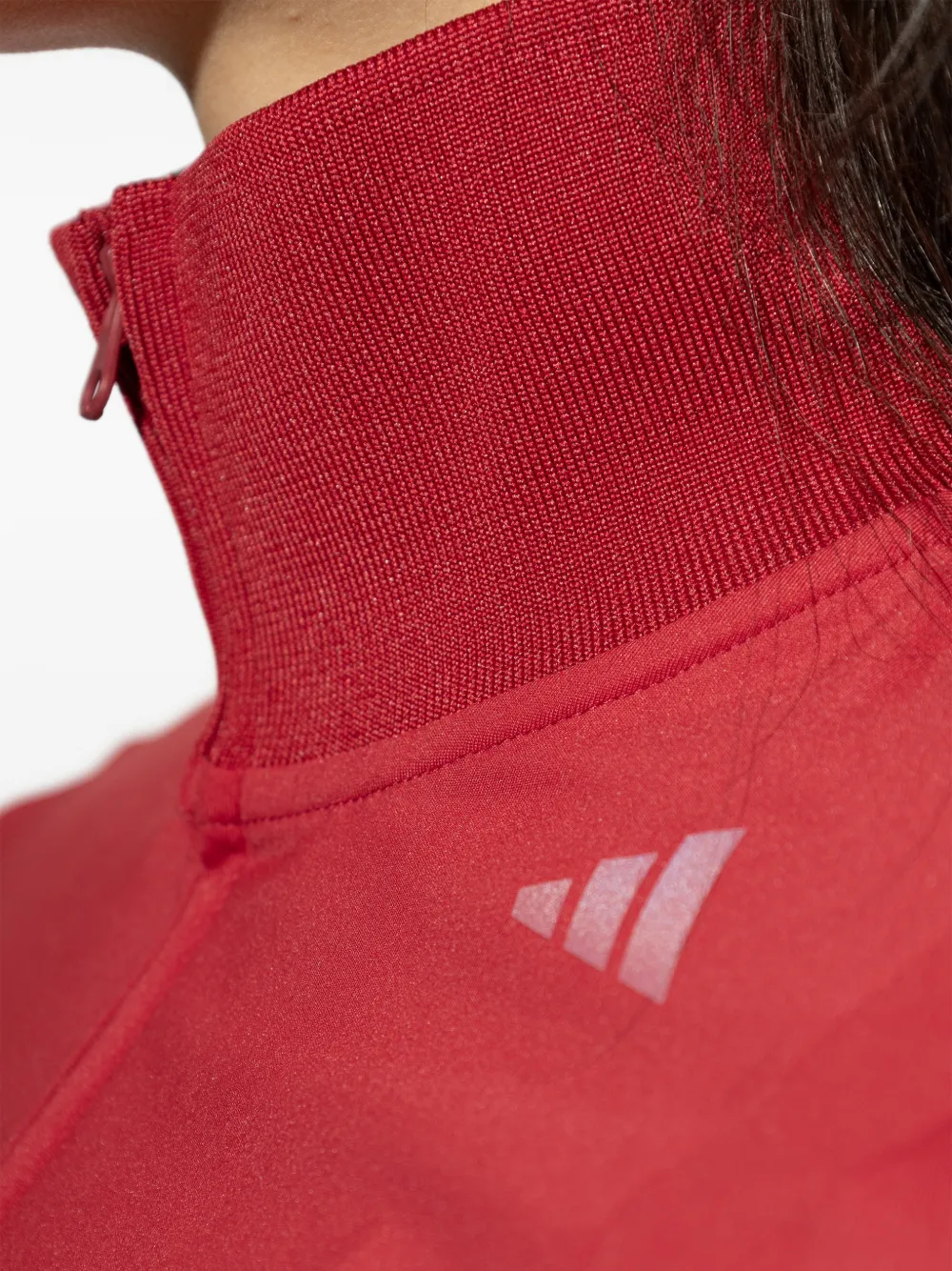 adidas x Gehele Studios jack met rits en logodetail Rood